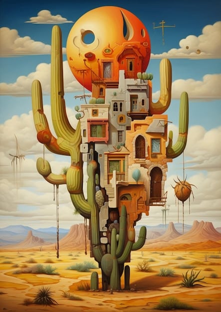 A digital painting depicting a scene from a Mexican indie game that incorporates iconic elements of Mexican culture, such as Día de Muertos decorations, traditional clothing, and pre-Columbian architecture.
