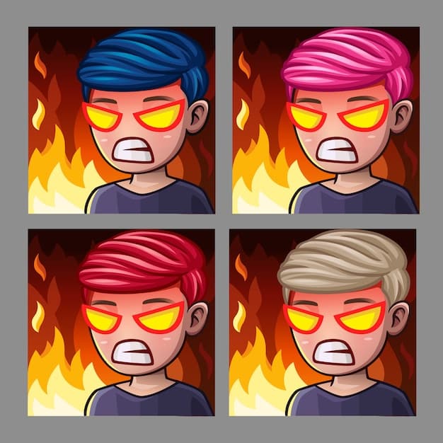 A close-up of a video game character's face, displaying a range of emotions and detailed facial expressions. The image should highlight the character's design and the storytelling through visual cues, indicating a powerful narrative moment.