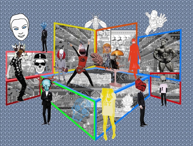 A collage of images showcasing different iconic difficult games, such as 