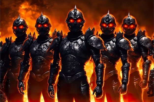 A fireteam of three Guardians engaged in a strike boss fight. The boss is a large, mechanical enemy with glowing weak points, and the Guardians are using a variety of weapons and abilities to deal damage. The environment is a futuristic, industrial setting.